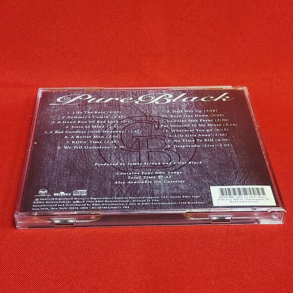 Clint Black The Greatest Hits 1996 CD Signed - Picture 4 of 8